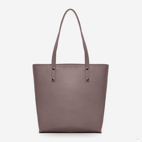 Велика вмістка сумка в класичному стилі від українського бренду ТМ "LucheRino". Виготовлена з шкірозамінника високої якості з легким відблиском, а підкладка з цупкого текстильного матеріалу.