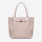 
                             Елегантна сумка в стилі "Tote Bag" від українського бренду  "LucheRino"  виготовлена з високоякісного шкірзамінника та фурнітури в кольорі  - нікель.