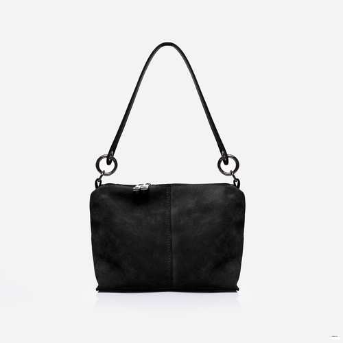 Практична вмістка сумка створена українським виробником ТМ "LucheRino". Модель виготовлена з приємного високоякісного шкірзамінника та натурального замшу. Надійна фурнітура та дно на металевих ніжках продовжать життя виробу. Одна ручка середньої довжини та один довгий регульований ремінець.